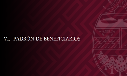 PADRÓN DE BENEFICIARIOS